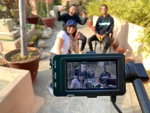 Shotspire crew on set